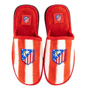 Red and White House Slippers Adult
